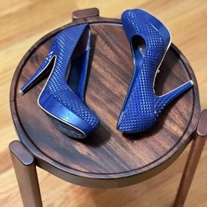 RACHEL ROY BLUE ROCKSTAR HEELS